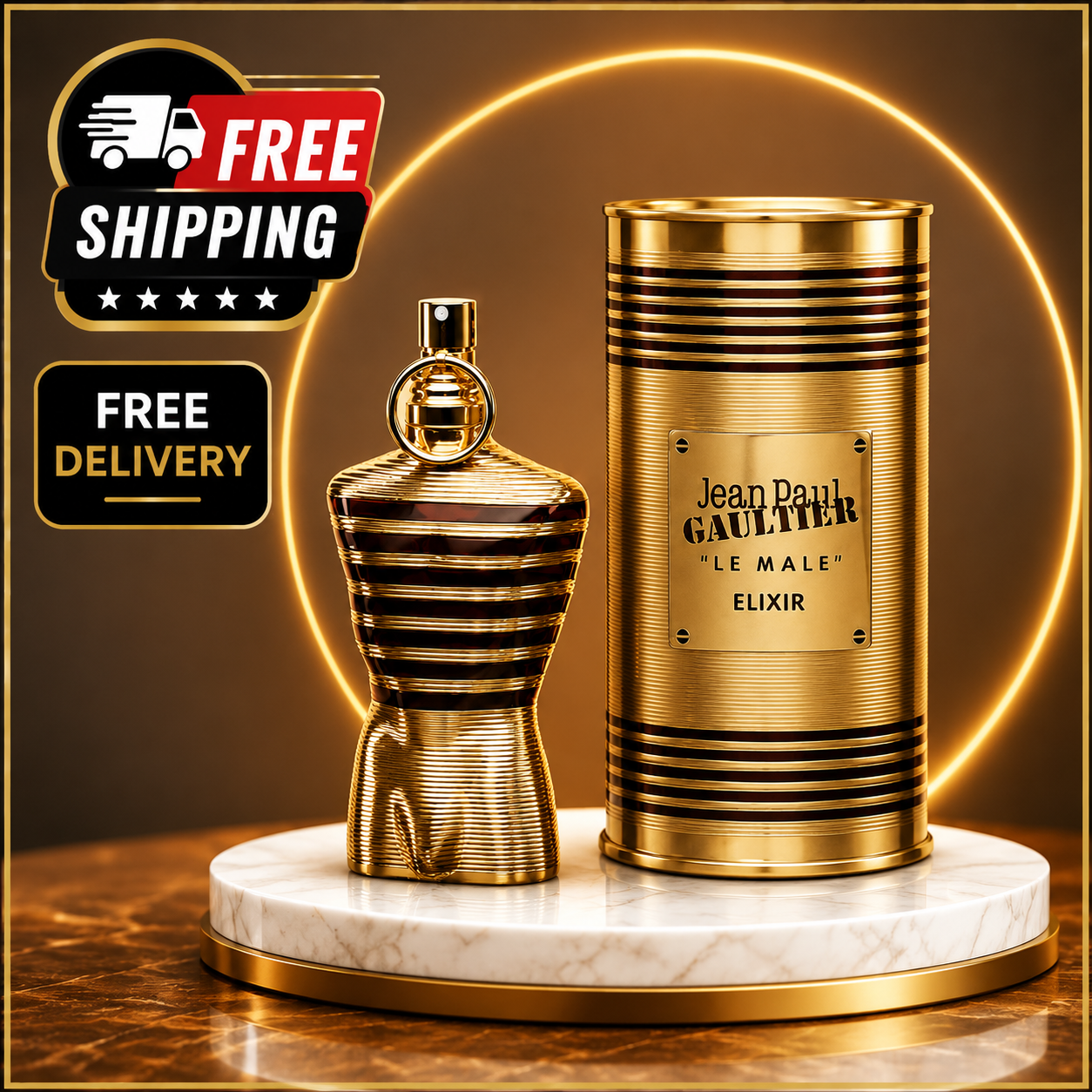 Jean Paul Gaultier Le Male Elixir Men's Eau de Parfum Luxury Fragrance
