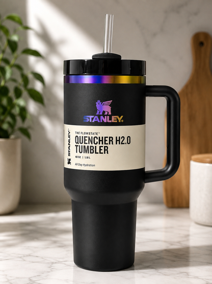 STANLEY Quencher H2.0 FlowState Tumbler 40oz Black